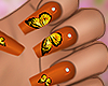 🧡S! Butterfly Nails