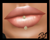 -B- Gold Lip Ring