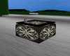 !BLK SILVER COFFEE TABLE