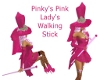 PinkysPnkLdysWalkngStick