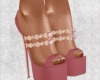 (KUK)jewel shoes Rose