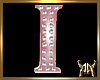 Marquee Letter I Pink
