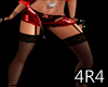 [4R4]Red Sexy Short