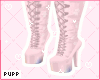 𝓟. Pink Paw Boots