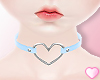 ♡ Blue Heart Choker