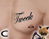 (C) Tweek Chest Tattoo