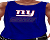 NY Giants Tank Blue