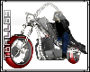 motorcycle rider sticker