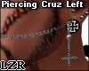 Piercing Cruz Plata Left