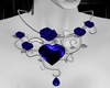 blue love necklace