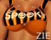 Spooky Bra Top Orange