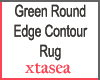 Green Contour Rug