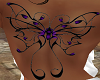 baterfly tatto purple 