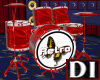 DI Retro Red Drumkit