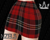 ❁ Red Plaid Skirt