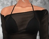 Y*Black Sheer Top