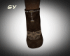 Brown short boots