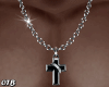 Single Cross Necklace M