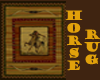 (KK)HORSE1 PLUSH RUG