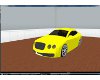 Yellow Bentley GT