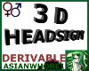 AW1--> 3D HEADSIGN