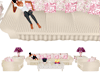 Pastel Cherry Couch Set