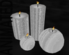 MLM Floor Candles White