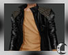 leather jacket and shirt