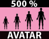 Avatar Resizer 500 %