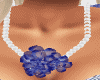SM Blue Flower Necklace