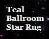 V Teal Ballroom Rug