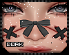 D|Grey Stitch Bow