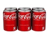 6 Pak coke Cans