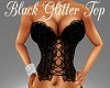 Black Glitter Top - GA