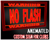 [bamz]No Flash Sign