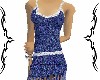 blue flapper dress