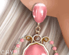 C~Peach Fairy Earrings
