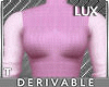 T Multi Fur Dress LUX
