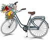 Summer flowers prop bike