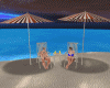 Beach chair with umbrell