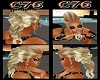 [C76] hair blond sablé