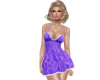 SR~ Purple Floral Dress