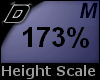 D► Scal Height*M*173%