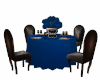 Fancy Blue Dinning Table