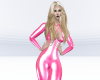 Pink Full Catsuit