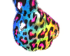 Neon Furry Mittens