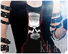 k> Emo skull vest