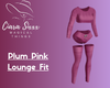 Plum Pink Lounge Fit