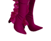Angie Wine Boots