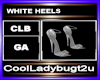 WHITE HEELS